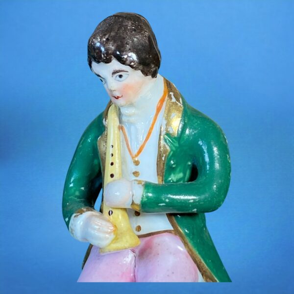 (Clearance) Staffordshire Figure of a Shepherd Piper - Image 7