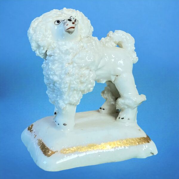 (Clearance) Staffordshire Porcelain 'Toy' Poodle. - Image 2