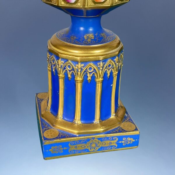 Pair of Minton Porcelain Vases with Shipping Scenes - Image 8