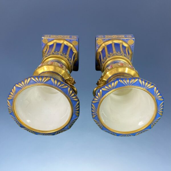 Pair of Minton Porcelain Vases with Shipping Scenes - Image 10