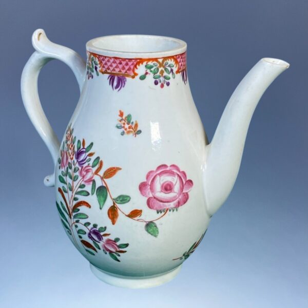 Worcester Porcelain Small Coffee Pot. - Image 9