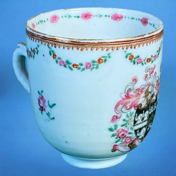 C18th Chinese Export Porcelain Armorial Coffee Cup - Image 7