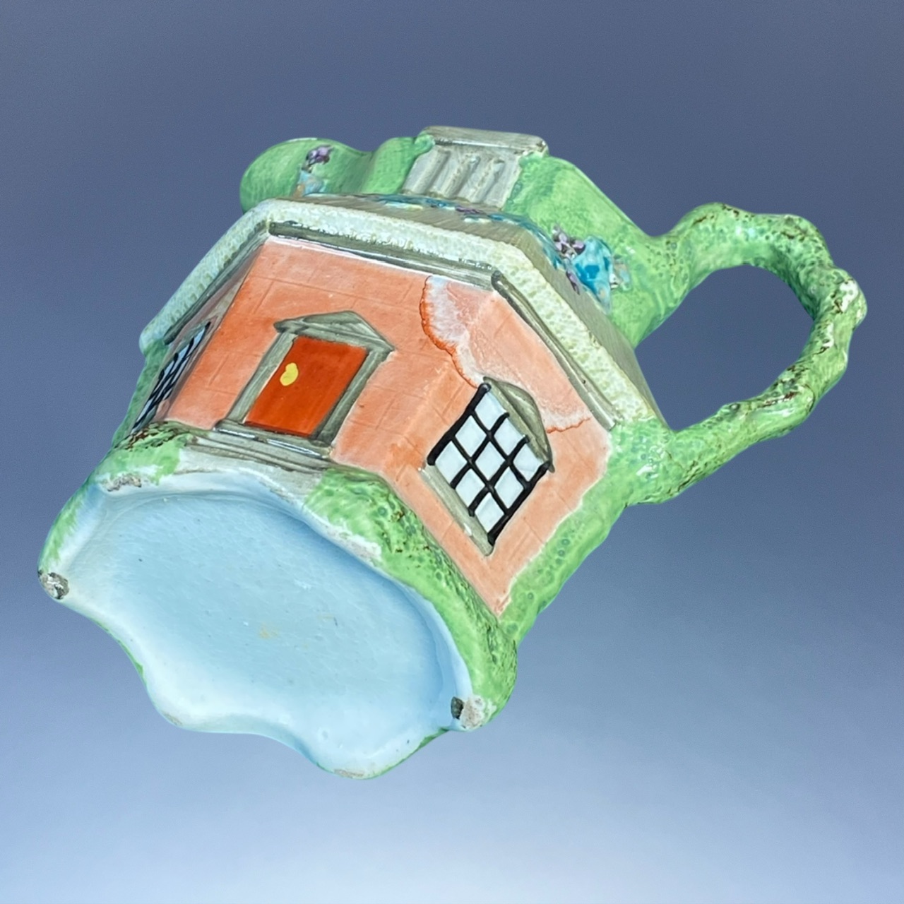 Antique Staffordshire Pottery 'Cottage' Jug, c1825 - Image 2