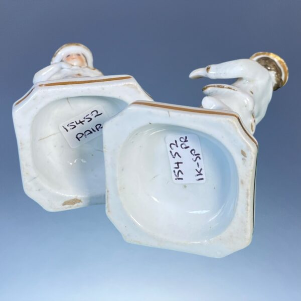 Pair of Miniature Staffordshire Figures of Dancers. - Image 2