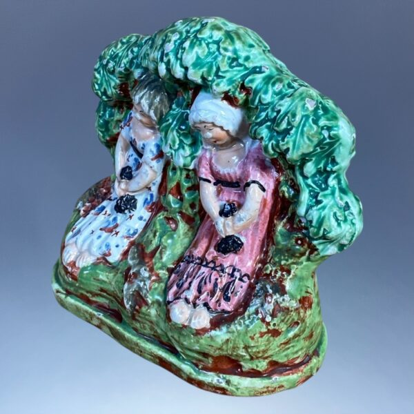 Staffordshire Pottery Figure - 'Babes in the Wood' - Image 5