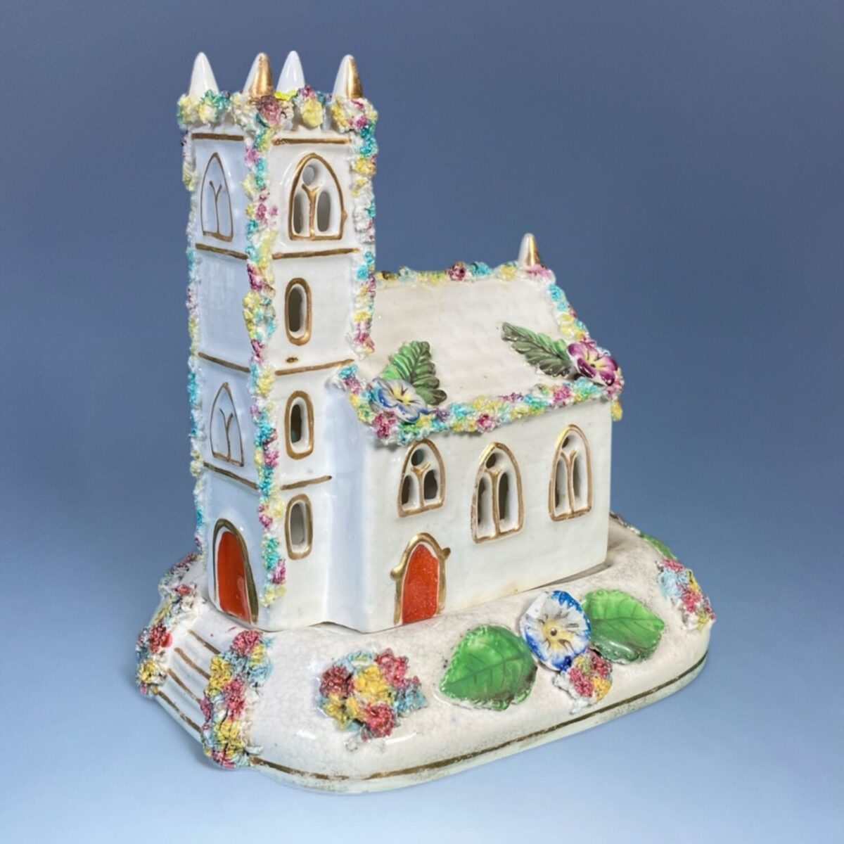 Staffordshire ‘Church’ Pastille Burner.