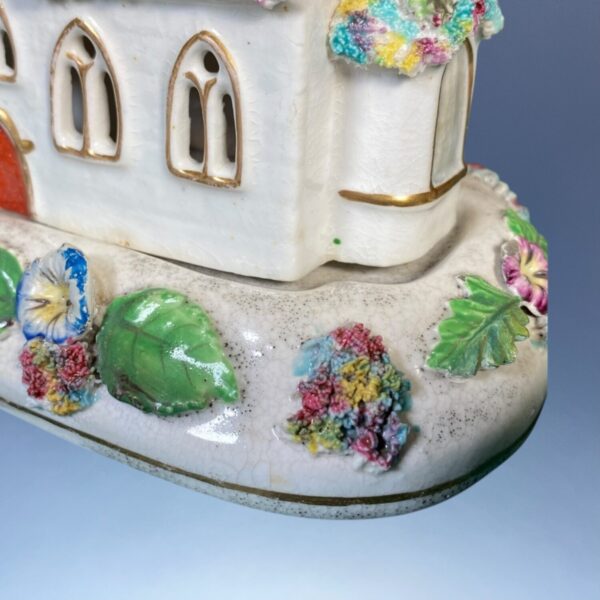 Staffordshire 'Church' Pastille Burner. - Image 5