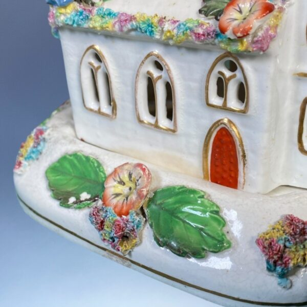 Staffordshire 'Church' Pastille Burner. - Image 8