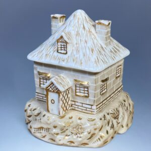 (Clearance). Staffordshire Miniature Pastille Burner Cottage.