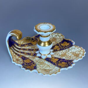 English Porcelain Miniature Chamberstick