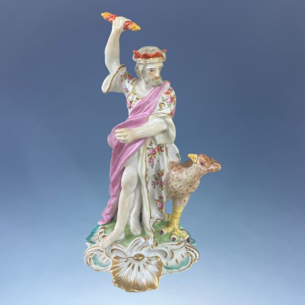 Early Derby Porcelain Figure of Jupiter - Image 2
