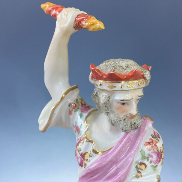Early Derby Porcelain Figure of Jupiter - Image 3