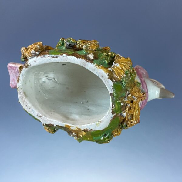 Staffordshire Pottery Miniature Pigeon on Nest - Image 7
