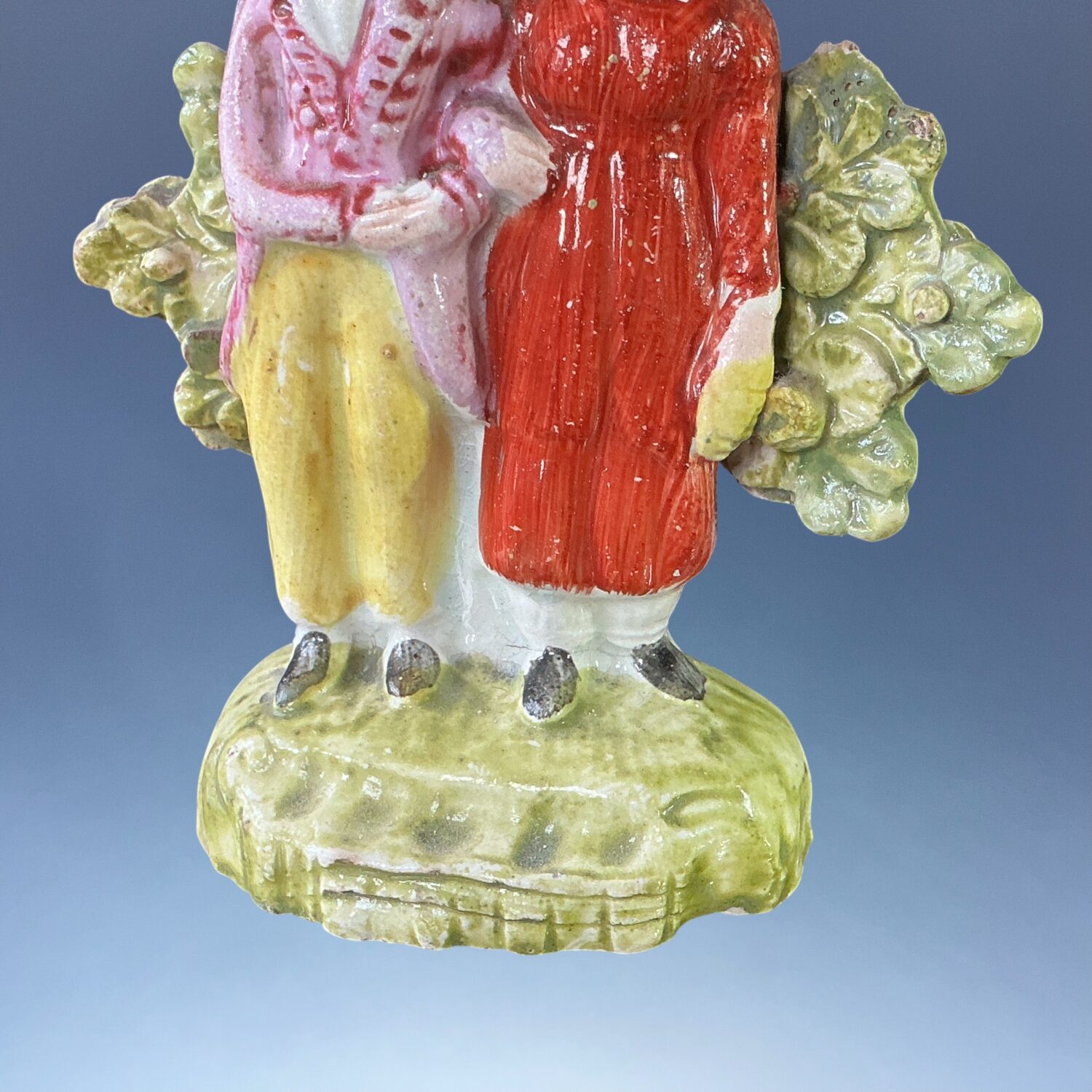 C19th Staffordshire Pottery Miniature Dandies Figure. - Image 4