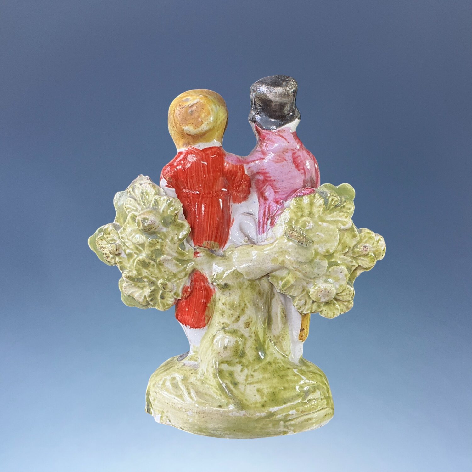 C19th Staffordshire Pottery Miniature Dandies Figure. - Image 5