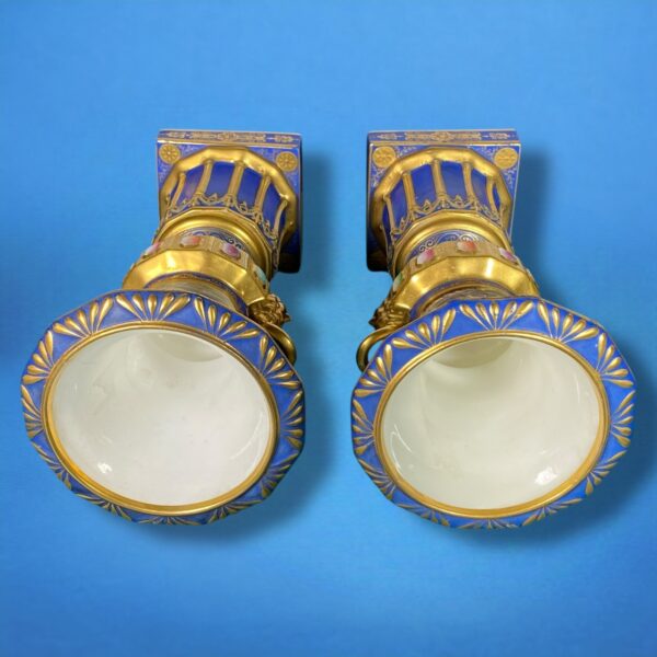 Pair of Minton Porcelain Vases with Shipping Scenes - Image 10