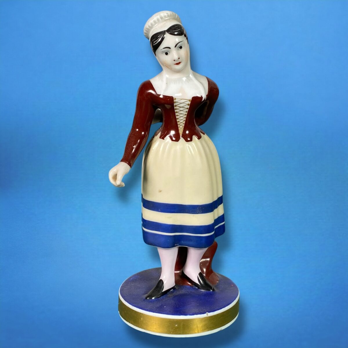 Worcester Theatrical Figure – Broom Seller (bj)
