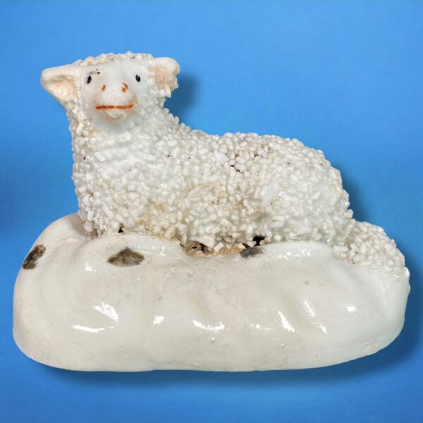 (Clearance) Pair of Miniature Staffordshire Sheep. - Image 4