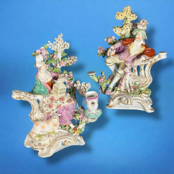 (Clearance) Pair of Derby Figures - Liberty & Matrimony