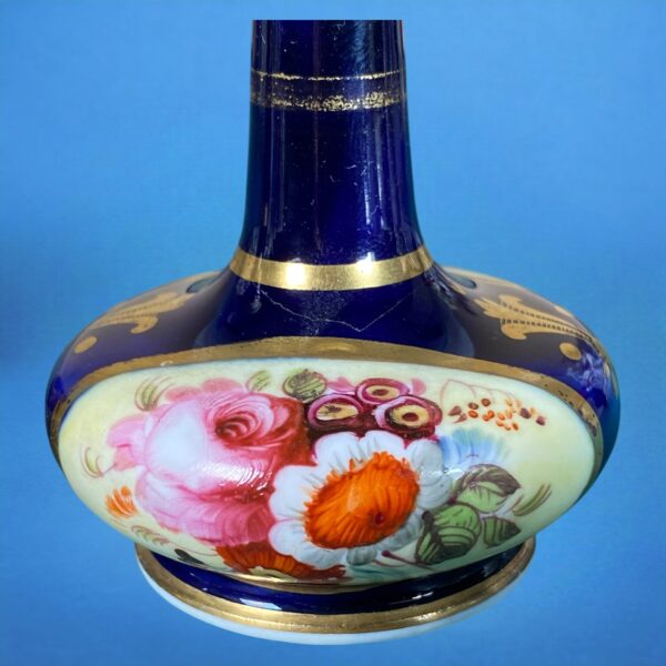 (Clearance) TWO - C19th English Porcelain Perfume Bottles. - Image 5