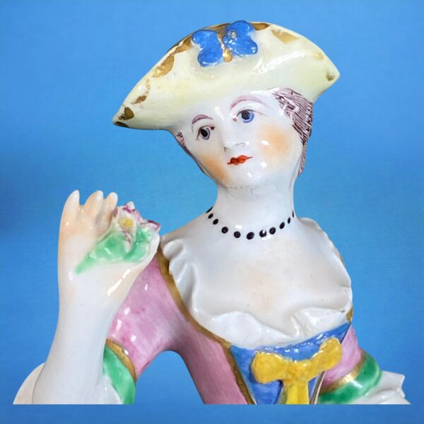 (Clearance) C18th BOW Figure of a Shepherdess. - Image 4