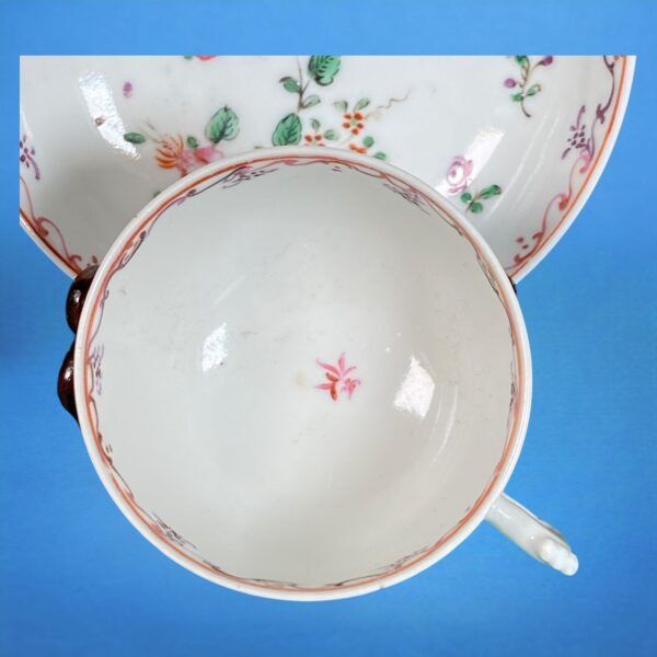 Chinese Export  Small Teacup & Saucer (b) - Image 6