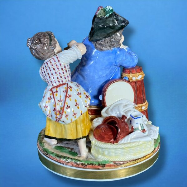 (Clearance) Niderviller Porcelain Figure Group. - Image 4