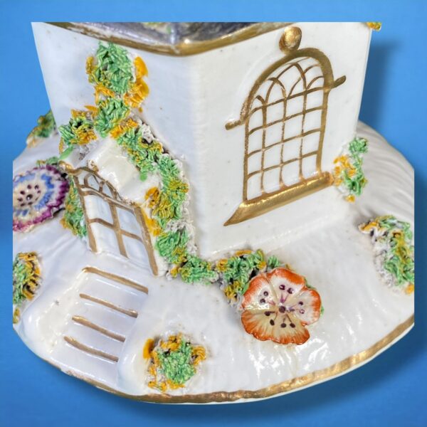 (Clearance) Staffordshire Octagonal Cottage Pastille Burner. - Image 8