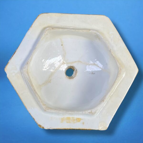 (Clearance) Staffordshire Octagonal Cottage Pastille Burner. - Image 7