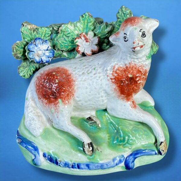 (Clearance) Pair of Staffordshire Pottery Sheep. - Image 7