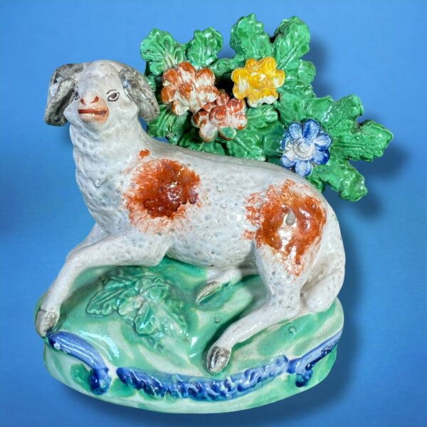 (Clearance) Pair of Staffordshire Pottery Sheep. - Image 6