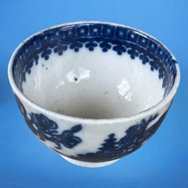 (Clearance) C18th Caughley Porcelain 'Toy' Teabowl & Saucer. - Image 3