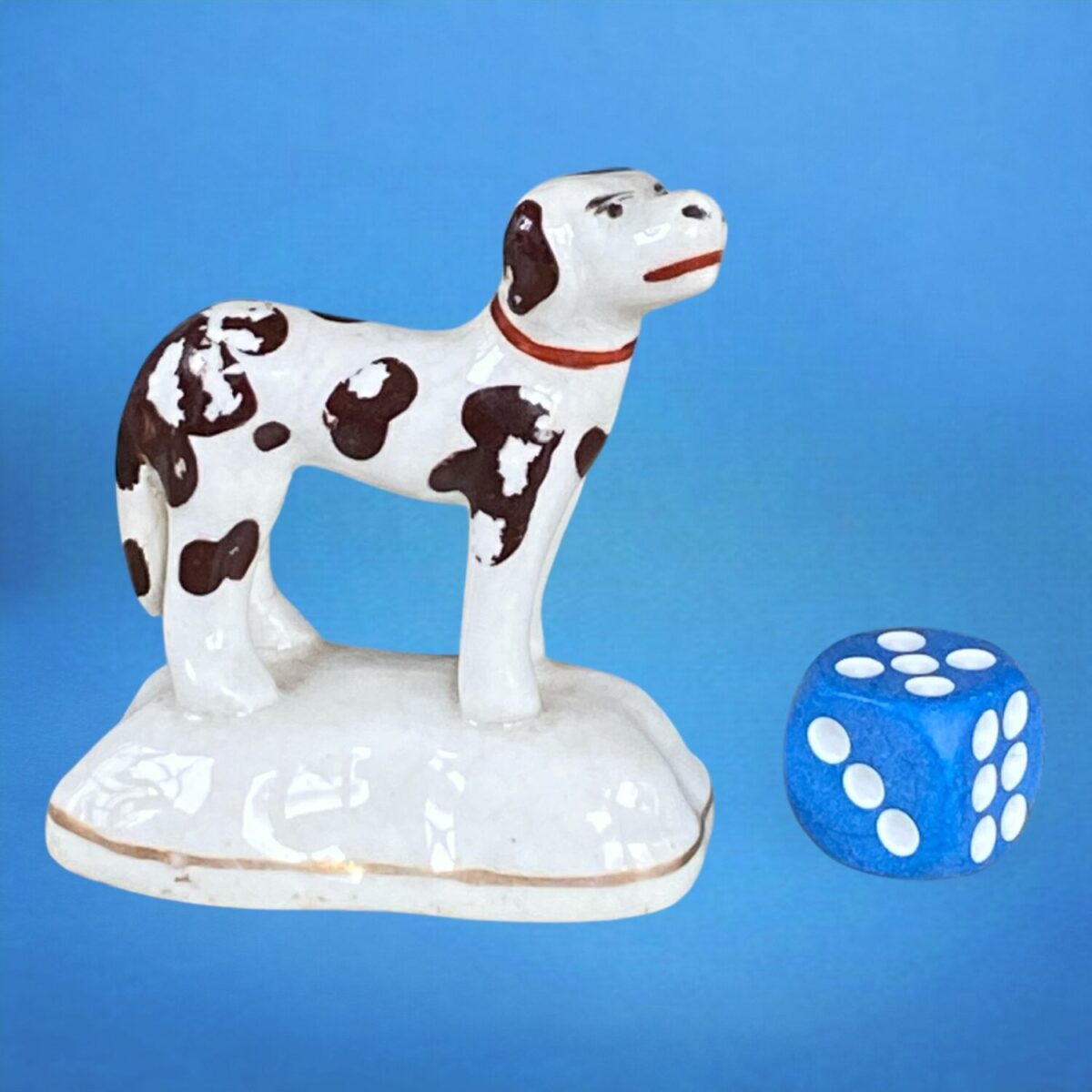 (Clearance) C19th Staffordshire Toy Figure of a Dog
