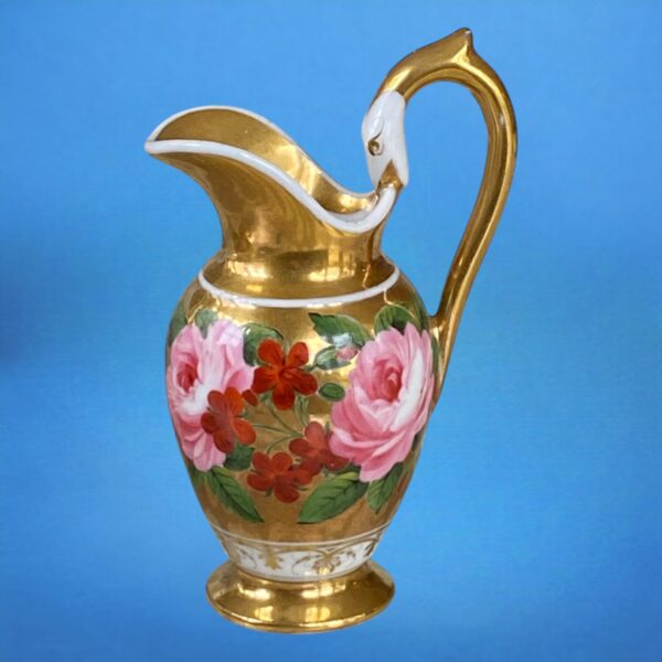 Chamberlain's Worcester Porcelain Toy Ewer & Basin, c1820 - Image 4