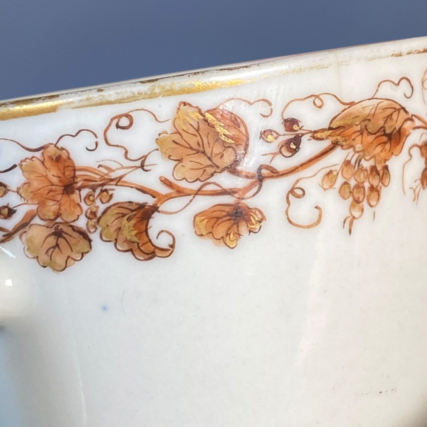 (Clearance) Chinese Export Porcelain Coffee Cup - Girl at Window - Image 7