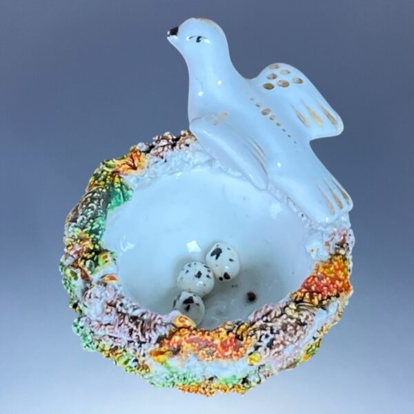 (Clearance) Staffordshire Miniature Bird & Nest. - Image 2