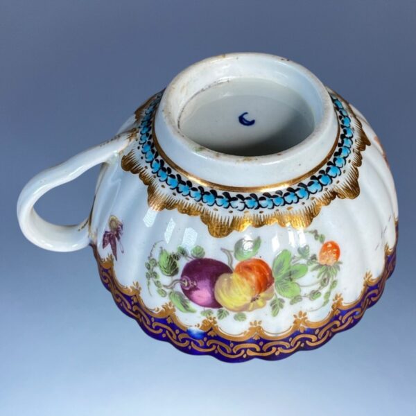 (Clearance) Worcester 'Dalhousie' Tea Cup c1785 - Image 5