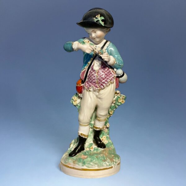 C18th Chelsea Derby Large Figure of 'Spring'