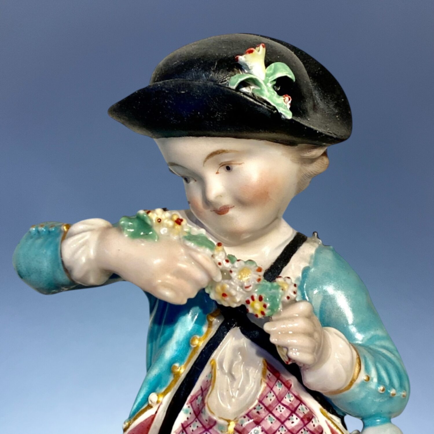 C18th Chelsea Derby Large Figure of 'Spring' - Image 6
