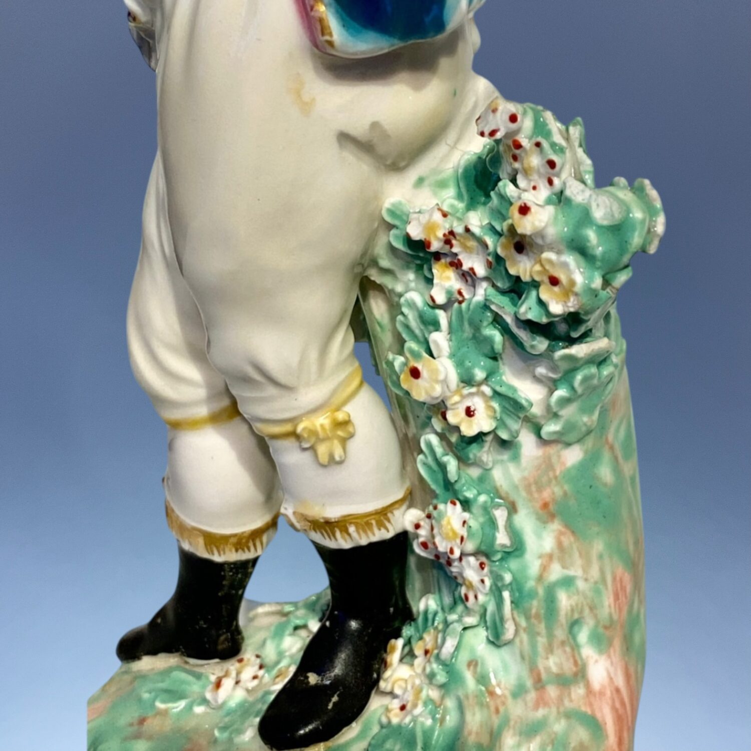 C18th Chelsea Derby Large Figure of 'Spring' - Image 10