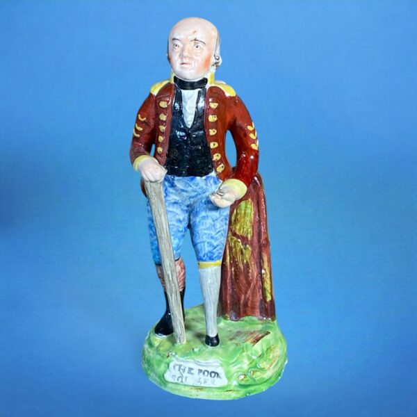 Staffordshire Figure of 'The Poor Soldier' c1820