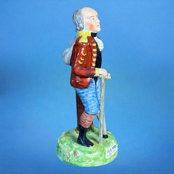 Staffordshire Figure of 'The Poor Soldier' c1820 - Image 7