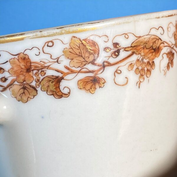 Chinese Export Porcelain Coffee Cup - Girl at Window - Image 7