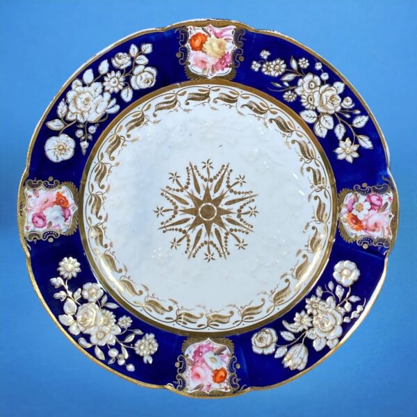 Pair of C19th Coalport Porcelain Dessert Plates. - Image 8