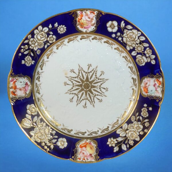 Pair of C19th Coalport Porcelain Dessert Plates. - Image 4