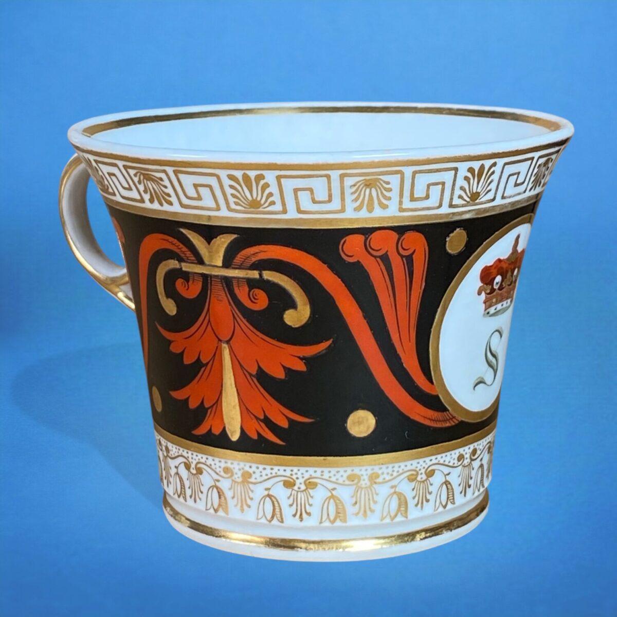 Chamberlain Worcester ‘Crested’ Coffee Cup.
