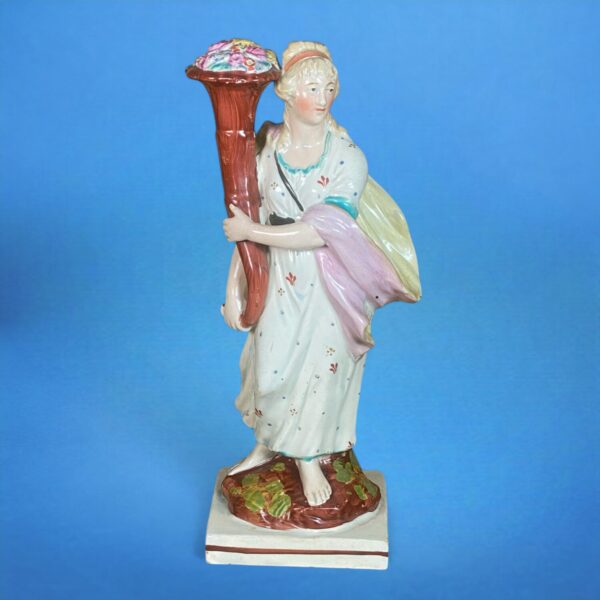 Staffordshire Pottery Figure of  'PLENTY'