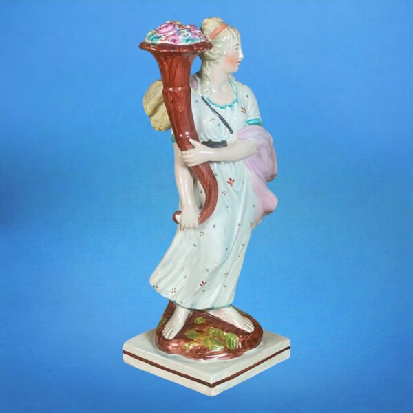 Staffordshire Pottery Figure of  'PLENTY' - Image 5