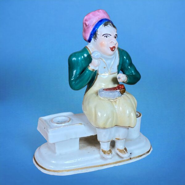 (Clearance) Staffordshire Porcelain Figure of a Cobbler.