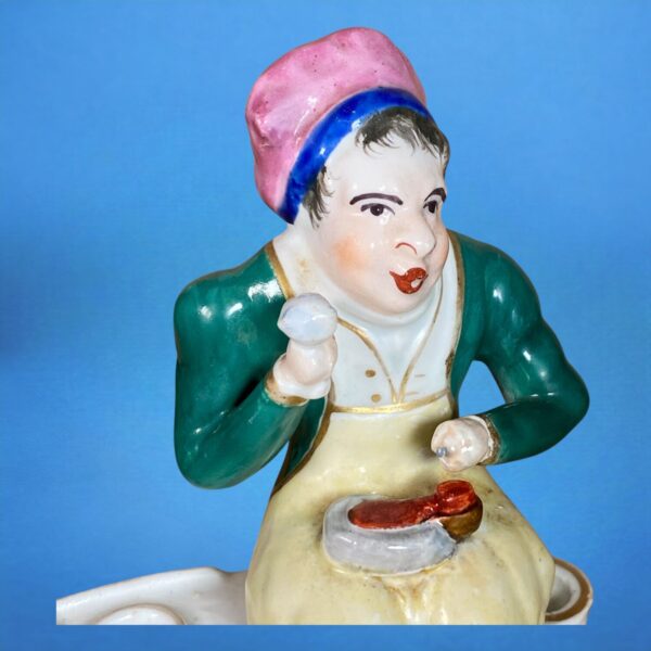 (Clearance) Staffordshire Porcelain Figure of a Cobbler. - Image 6